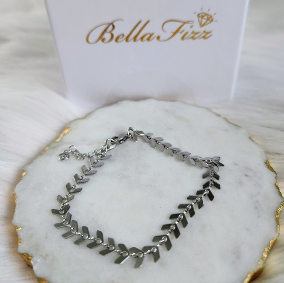 NWT Bella Fizz 'Purple Rain' Amethyst & Silver Bella Bundle Bracelet Set of 4 - Picture 7 of 11